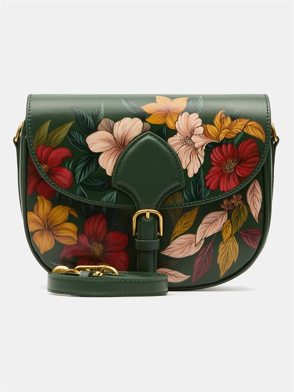 Сумка кросс- боди WK11R Emerald Гибискусы WK11R Emerald Гибискусы