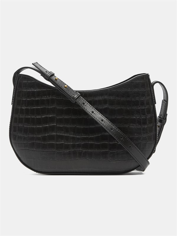 Сумка W54 Black Croco 12076