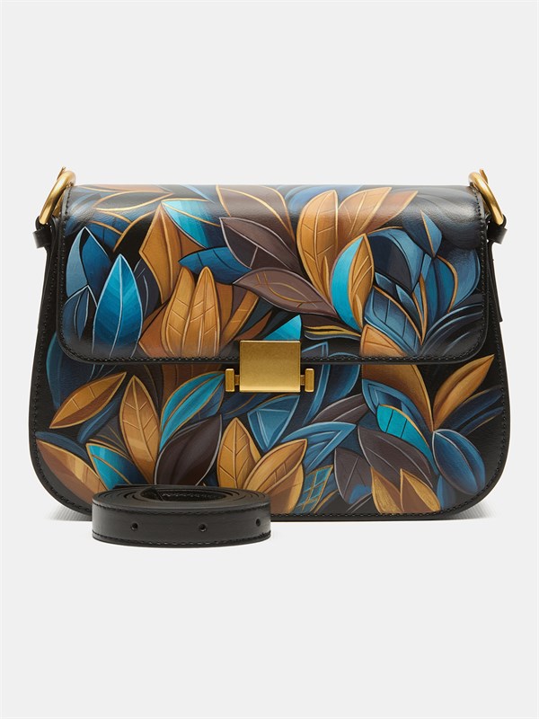 Сумка WK1R Black Золотые листья WK1R Black Золотые листья