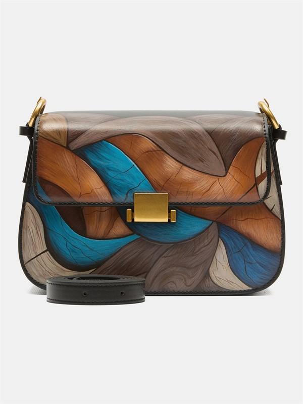 Сумка WK1R Black Фактура дерево WK1R Black Фактура дерево