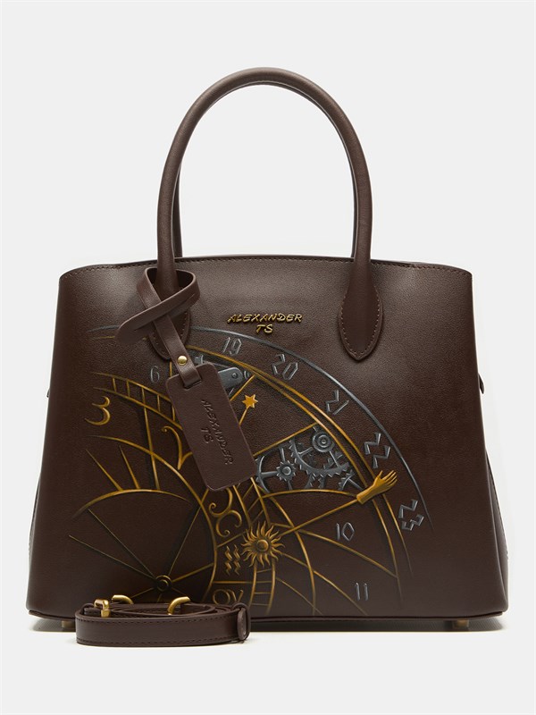 Сумка тоут WK10R Brown Механизмы времени WK10R Brown Механизмы времени