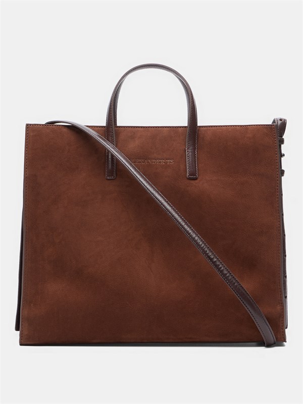 Сумка из нубука W58 Brown W58 Brown