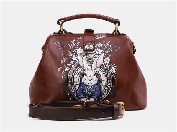 Сумка W13R Cognac Кролик. Часы 55860