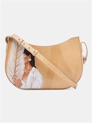 Сумка W54 Beige Девушка с пером W54 Beige Девушка с пером