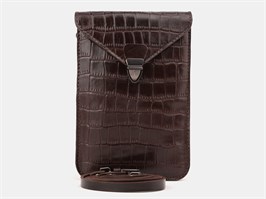 Клатч SWB10 Brown Croco 55756