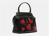 Сумка KB20R Black H Сердечки 11874