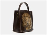 Сумка W27R Brown Золотой лев 11918