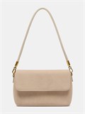 Сумка женская замшевая на цепочке бежевая WK17 Milk