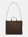 Сумка из нубука W58 Dark Brown W58 Dark Brown
