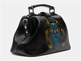 Сумка - саквояж женский W13R Black Золотая Сова 58612