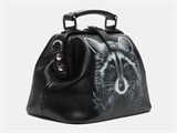 Сумка - саквояж женский W13R Black Енот 58555 Сумка - саквояж женский W13R Black Енот 58555