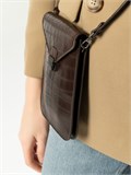 Клатч SWB10 Brown Croco 55756
