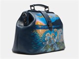 Сумка W23R Blue H Лебеди на закате 11857 - фото 9944 Сумка W23R Blue H Лебеди на закате 11857 - фото 9944